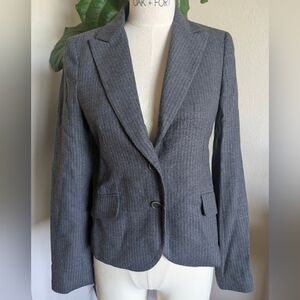 Theory Women's Wool Blazer Grey